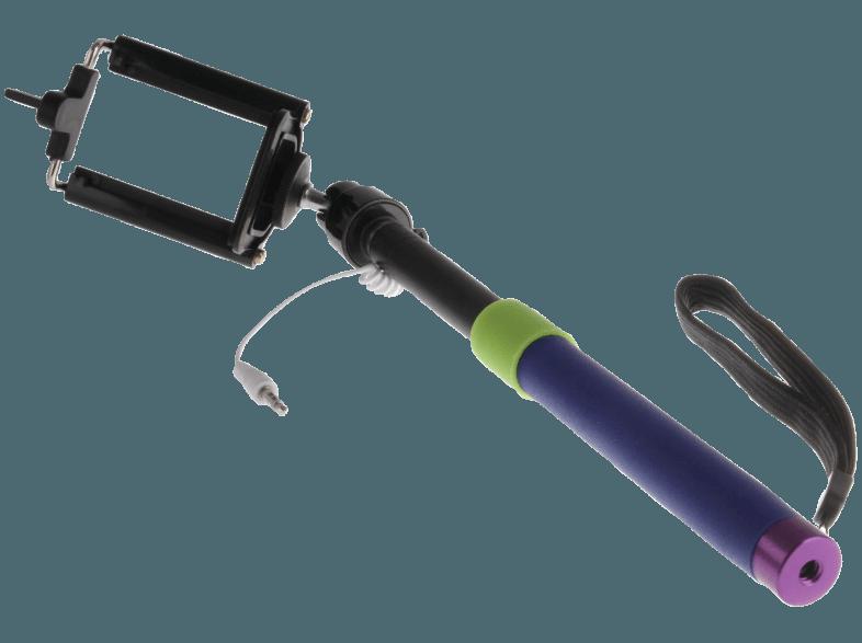 BILORA SP-2B II Selfiestick für Smartphone (Apple, Android), leichte Kameras und ActionCams mit 1/4-Zoll-Stativ-Gewinde ( )