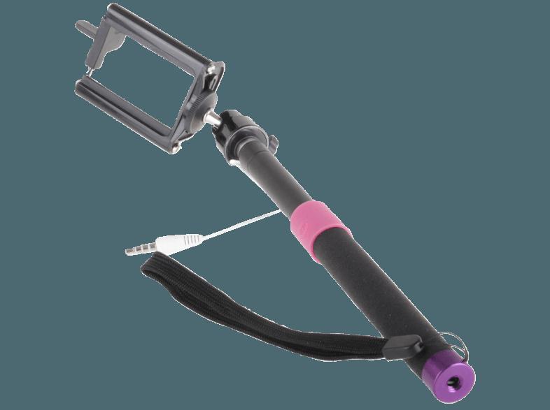 BILORA SP-2S Einbein Selfiepod, Schwarz, (Ausziehbar bis 800 mm), BILORA, SP-2S, Einbein, Selfiepod, Schwarz, Ausziehbar, bis, 800, mm,