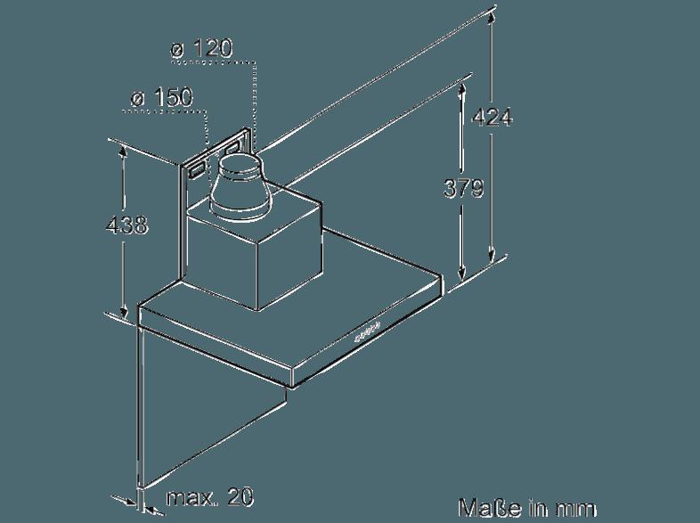 BOSCH DWB098J50 Dunstabzugshaube (500 mm tief)