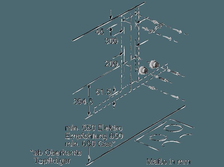 BOSCH DWB098J50 Dunstabzugshaube (500 mm tief)