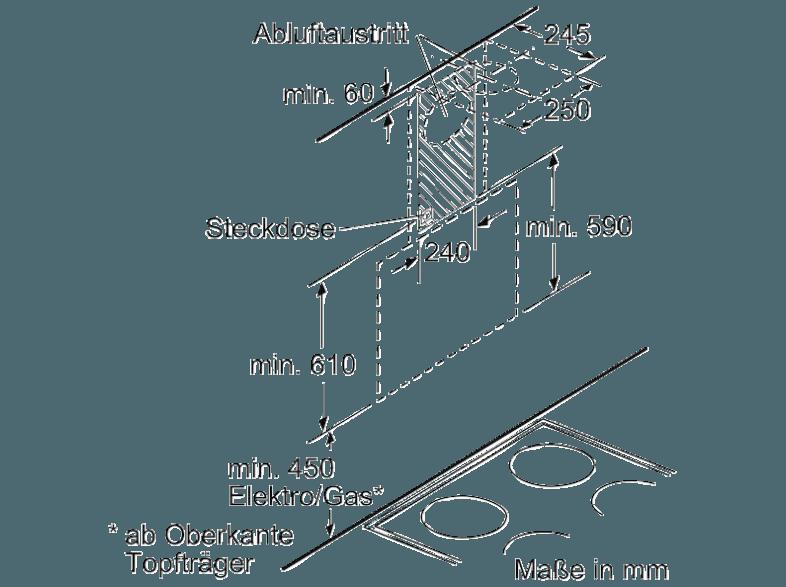 BOSCH DWK098G60 Dunstabzugshaube (388 mm tief)