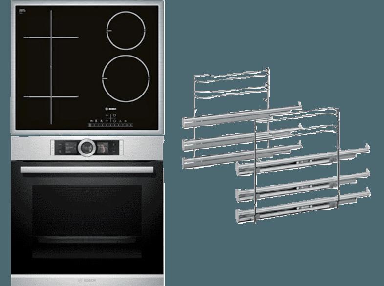 BOSCH HBD318C50 Einbauherdset (Induktions-Kochfelder, A , 71 Liter)