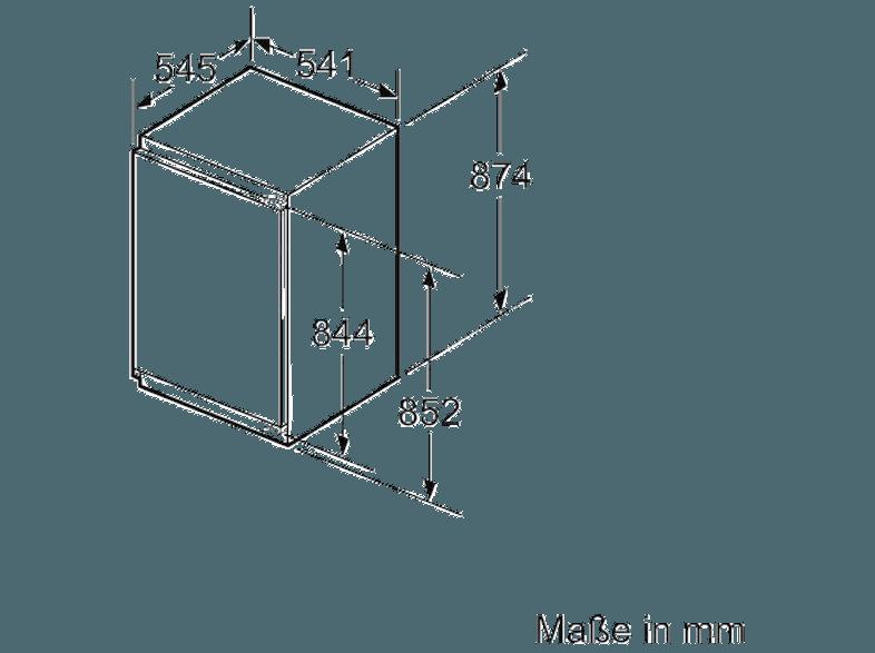 BOSCH KIL22VF30 Kühlschrank (148 kWh/Jahr, A  , 874 mm hoch, Weiß)