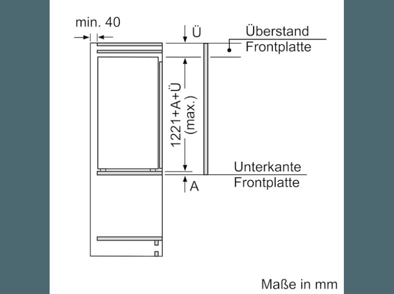 BOSCH KIL42VF30 Kühlschrank (172 kWh/Jahr, A  , 1221 mm hoch, Weiß), BOSCH, KIL42VF30, Kühlschrank, 172, kWh/Jahr, A, , 1221, mm, hoch, Weiß,