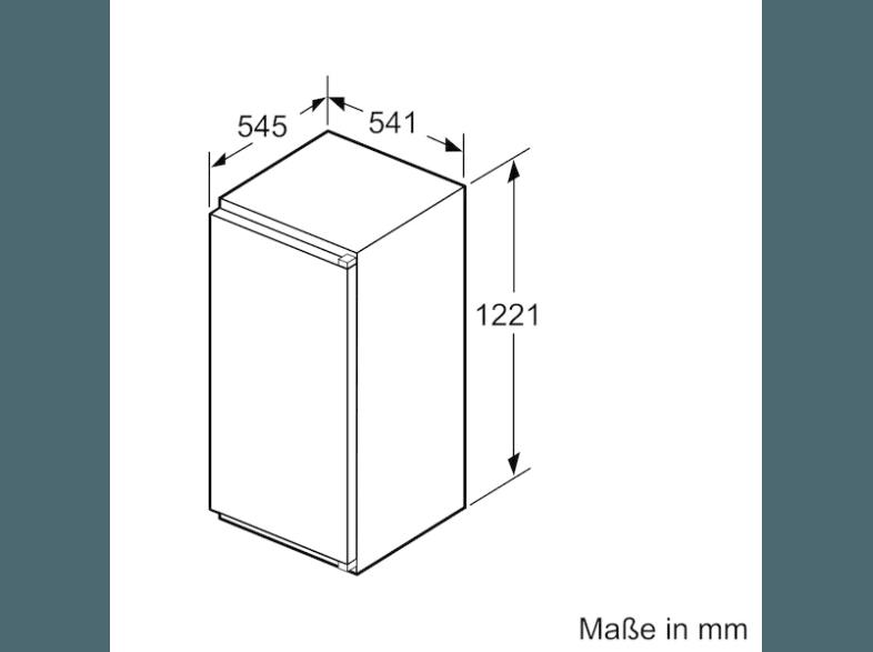 BOSCH KIL42VS30 Kühlschrank (171 kWh/Jahr, A  , 1221 mm hoch, Weiß), BOSCH, KIL42VS30, Kühlschrank, 171, kWh/Jahr, A, , 1221, mm, hoch, Weiß,