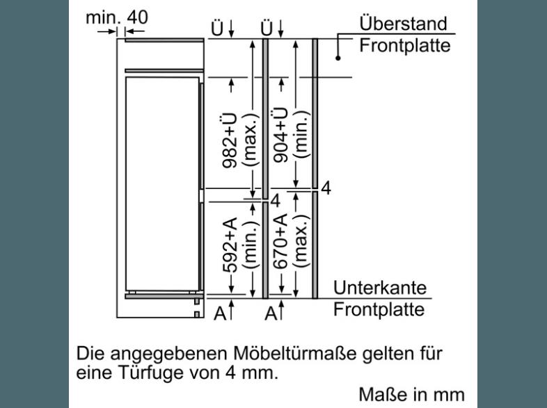 BOSCH KIV77VS30 Kühlgefrierkombination (212 kWh/Jahr, A  , 1578 mm hoch, Weiß)