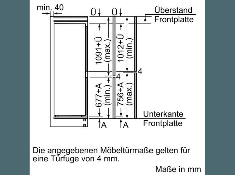 BOSCH KIV86VS30 Kühlgefrierkombination (231 kWh/Jahr, A  , 1772 mm hoch, Weiß)