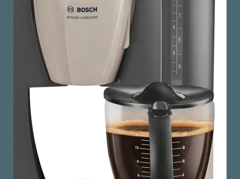 BOSCH TKA6048 Filterkaffeemaschine Sand/Hellgrau (Aromaschutz-Glaskanne)