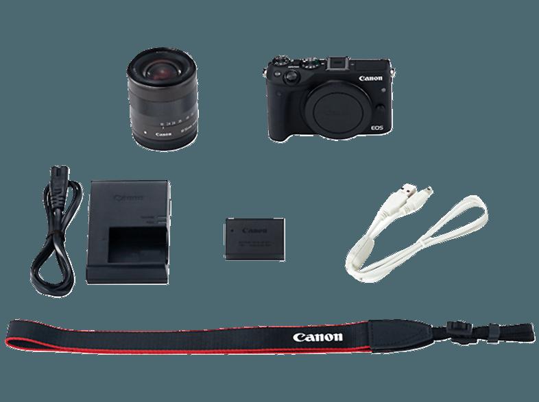 CANON EOS M3    Objektiv 18-55 mm f/3.5-5.6 (24.2 Megapixel, CMOS)