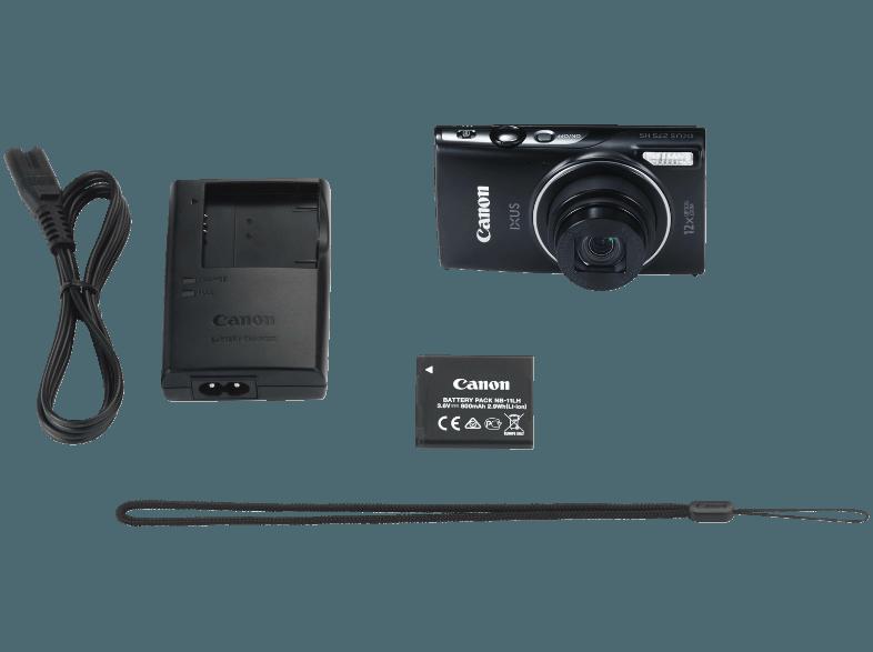 CANON IXUS275 HS  Schwarz (20.2 Megapixel, 12x opt. Zoom, 7.5 cm LCD (TFT), WLAN), CANON, IXUS275, HS, Schwarz, 20.2, Megapixel, 12x, opt., Zoom, 7.5, cm, LCD, TFT, WLAN,