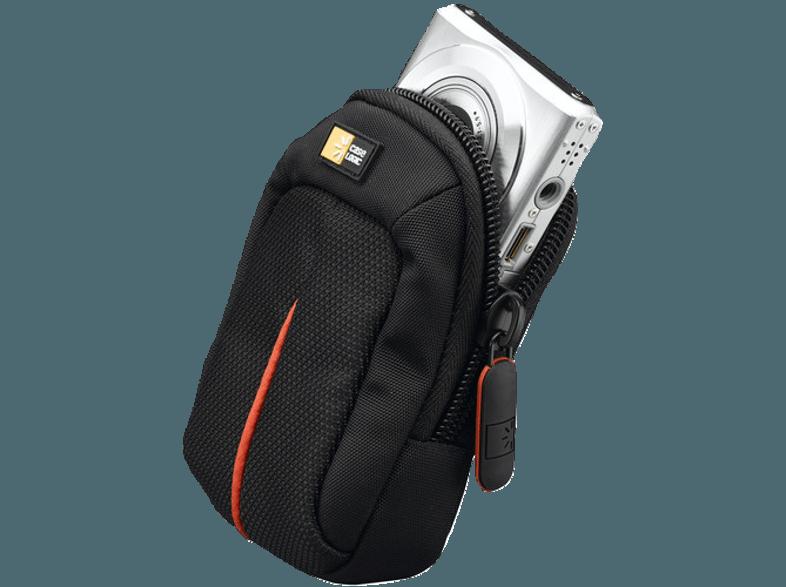 CASE-LOGIC DCB-301 Tasche für Digitalkamera (Farbe: Schwarz/Rot)
