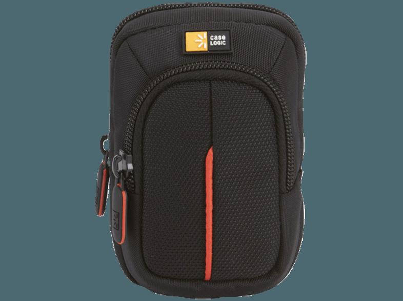 CASE-LOGIC DCB-302 Tasche für Kompaktkameras (Farbe: Schwarz/Rot)