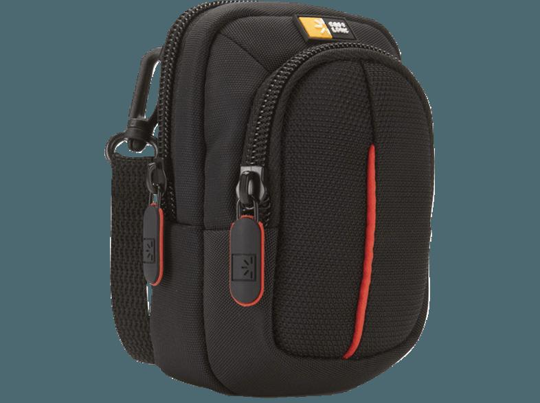 CASE-LOGIC DCB-302 Tasche für Kompaktkameras (Farbe: Schwarz/Rot)