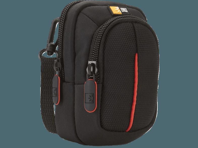 CASE-LOGIC DCB-302 Tasche für Kompaktkameras (Farbe: Schwarz/Rot)