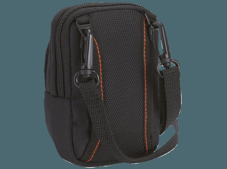 CASE-LOGIC DCB-302 Tasche für Kompaktkameras (Farbe: Schwarz/Rot)