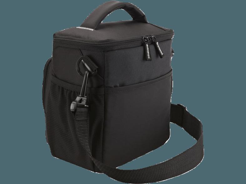 CASE-LOGIC TBC-409 Tasche für SLR-Kamera mit montiertem Objektiv und bis zu zwei weiteren Objektiven sowie genügend Platz für Zubehör (Farbe: Schw