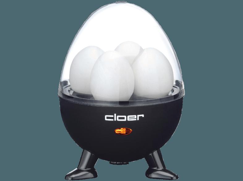 CLOER 6030 Eierkocher (Anzahl Eier:4, Kunststoff/Transparent)