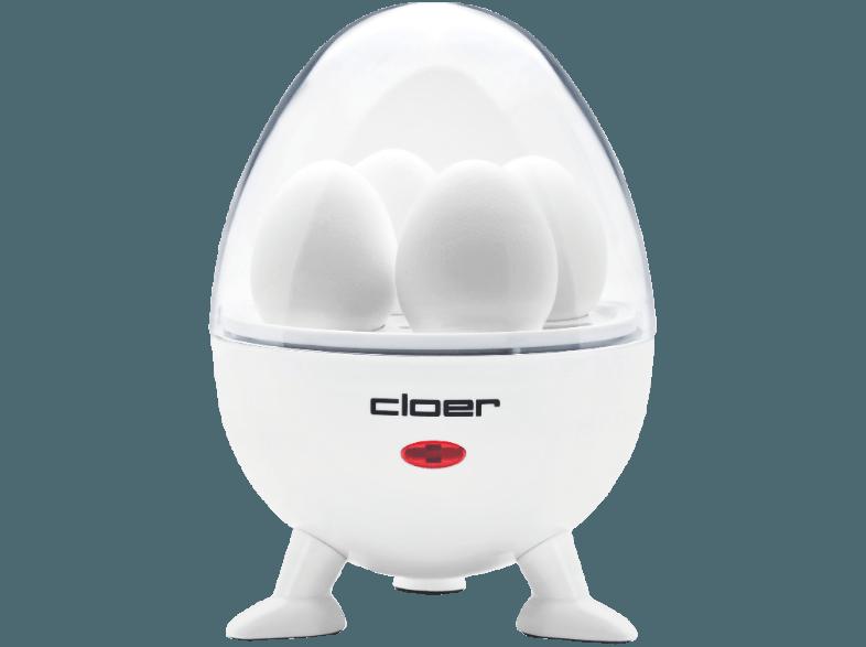 CLOER 6031 Eierkocher (Anzahl Eier:4, Kunststoff/Transparent)