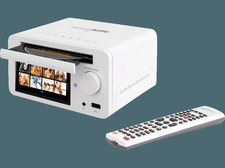 COCKTAIL AUDIO X12-N4000-W - Netzwerk-Player (App-steuerbar, 801.11b/g/n WiFi USB Dongle (Optional), Weiß)