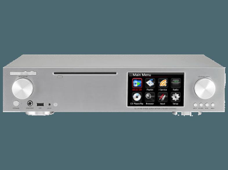 COCKTAIL AUDIO X30-S480-S - Netzwerk-Player (App-steuerbar, Ja, WLAN-USB-Adapter inklusive, Dunkelsilber)