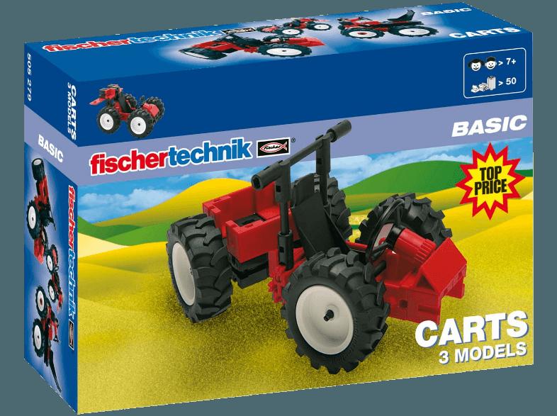 FISCHERTECHNIK 505279 Carts Rot, Schwarz