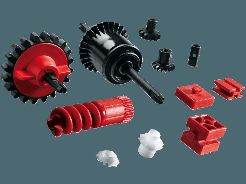 FISCHERTECHNIK 505282 Motor Set XM Schwarz, Rot