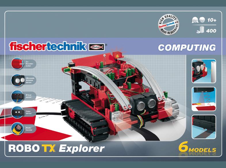 FISCHERTECHNIK 508778 Robo TX Explorer Rot, Schwarz, FISCHERTECHNIK, 508778, Robo, TX, Explorer, Rot, Schwarz