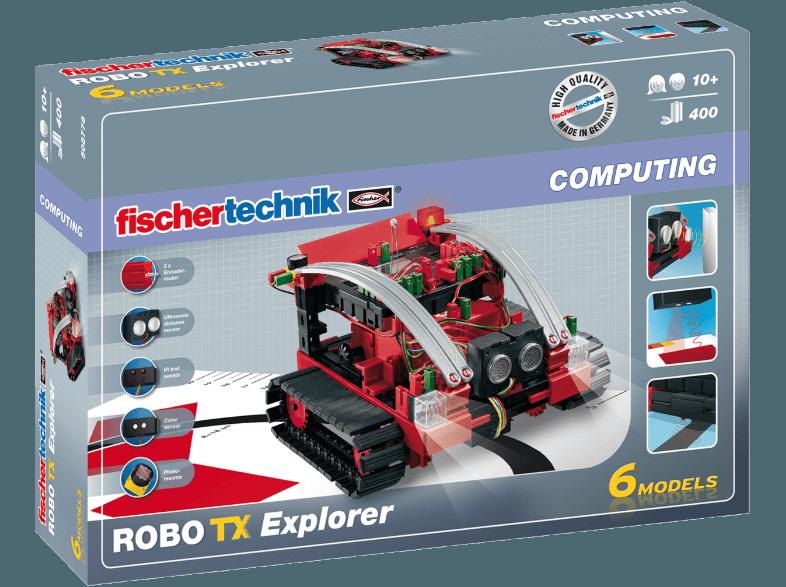 FISCHERTECHNIK 508778 Robo TX Explorer Rot, Schwarz, FISCHERTECHNIK, 508778, Robo, TX, Explorer, Rot, Schwarz