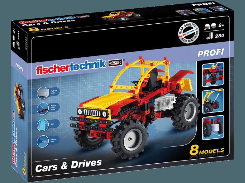 FISCHERTECHNIK 516184 Cars & Drives Gelb, Rot