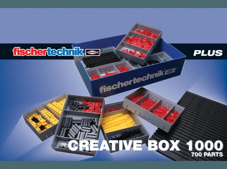 FISCHERTECHNIK 91082 Creative Box 1000 Mehrfarbig, FISCHERTECHNIK, 91082, Creative, Box, 1000, Mehrfarbig