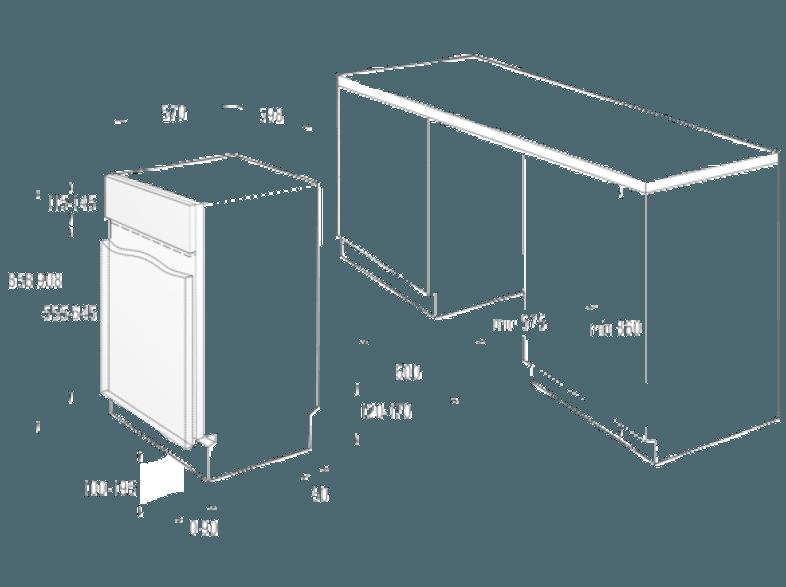 GORENJE GI64424X Geschirrspüler (A , 598 mm breit, 44 dB (A), Weiß)