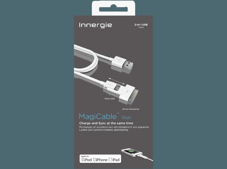 INNERGIE Kabel Duo mirco USB   30pin Apple connectro Kabel