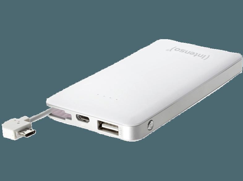 INTENSO 7331512 Powerbnak Slim  4000 mAh Weiß