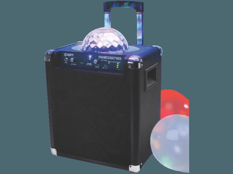 ION Block Party Live Mobiles Bluetooth Soundsystem Schwarz