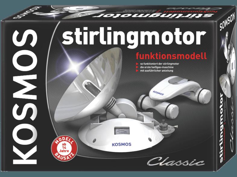 KOSMOS 620325 Stirlingmotor Silber, KOSMOS, 620325, Stirlingmotor, Silber