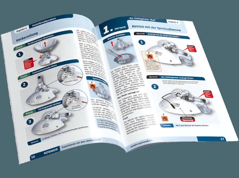 KOSMOS 620325 Stirlingmotor Silber