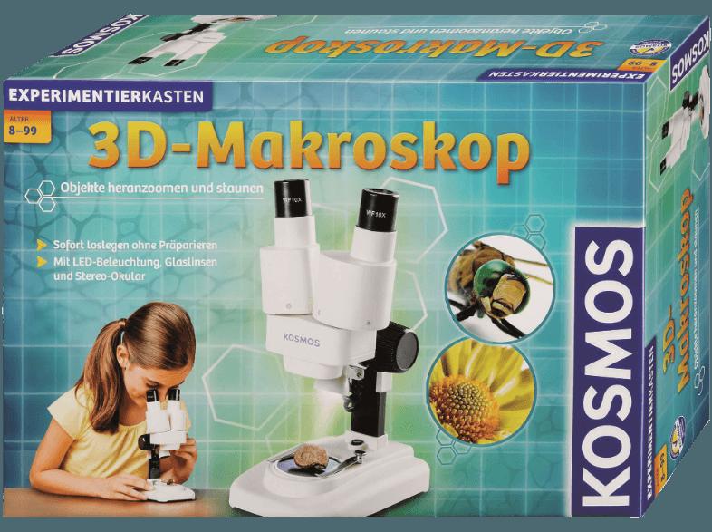 KOSMOS 636104 Stereo-Makroskop Weiß, KOSMOS, 636104, Stereo-Makroskop, Weiß