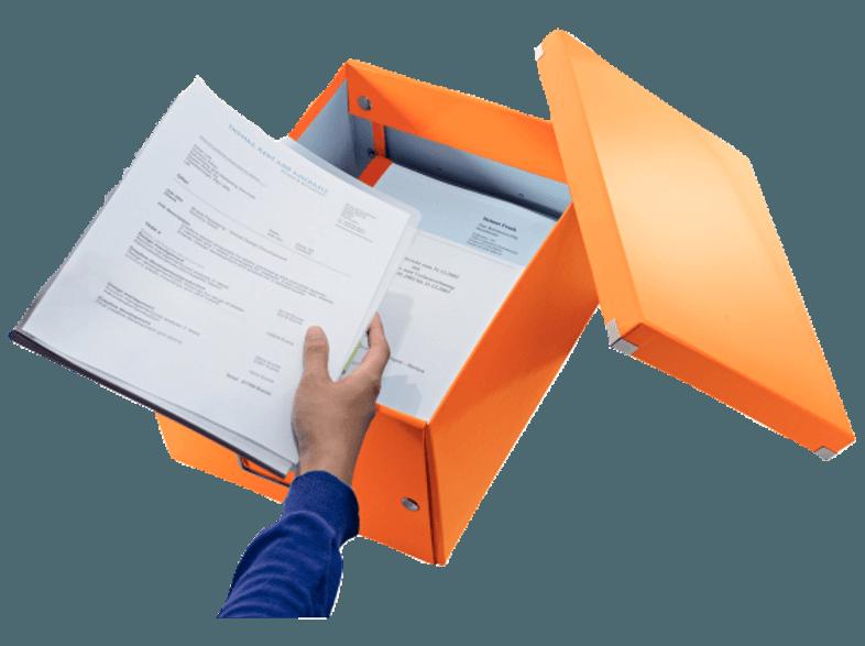 LEITZ 6044-00-44 Qualitäts-Ordner Retro chic schmal Aufbewahrungsbox