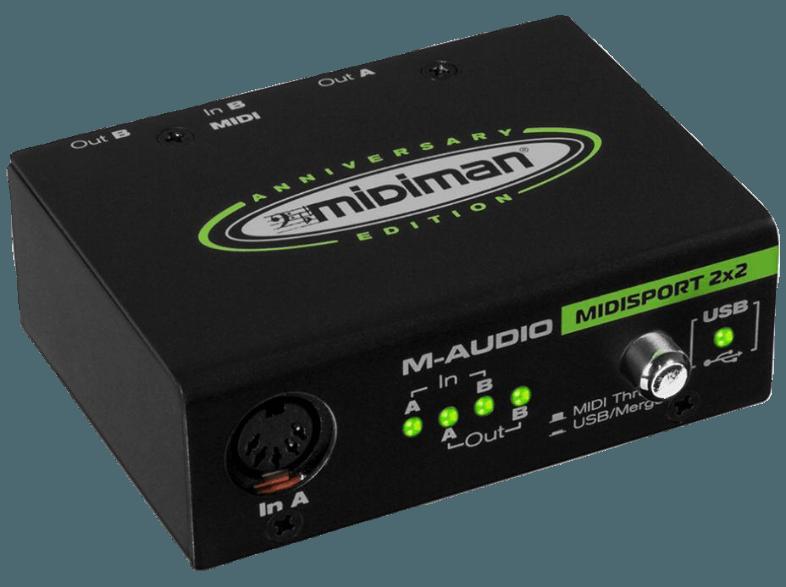 M-AUDIO MidiSport 2x2 Anniversary Edition, M-AUDIO, MidiSport, 2x2, Anniversary, Edition