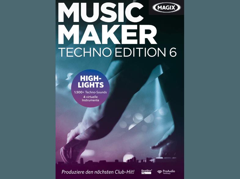 MAGIX Music Maker Techno Edition 6, MAGIX, Music, Maker, Techno, Edition, 6