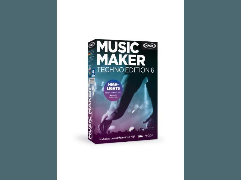 MAGIX Music Maker Techno Edition 6, MAGIX, Music, Maker, Techno, Edition, 6