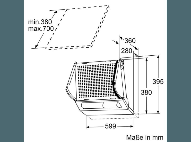 NEFF D2624X0 Dunstabzugshaube (280 mm tief)