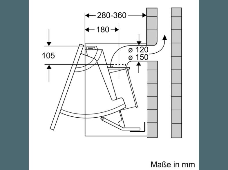 NEFF D2624X0 Dunstabzugshaube (280 mm tief)