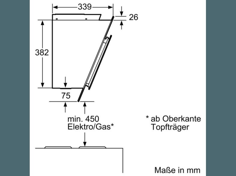 NEFF D39G69S0 Dunstabzugshaube (343 mm tief)