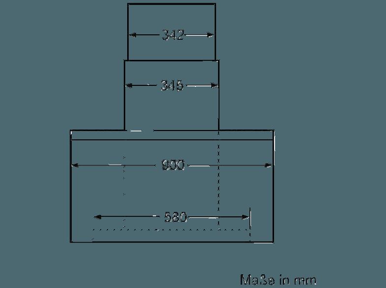 NEFF D39MH64N1 Dunstabzugshaube (436 mm tief), NEFF, D39MH64N1, Dunstabzugshaube, 436, mm, tief,