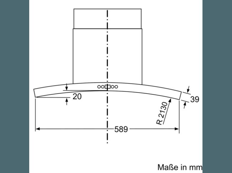 NEFF D86DK62N0 Dunstabzugshaube (500 mm tief)