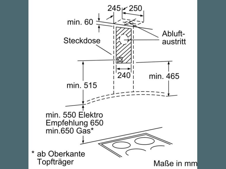 NEFF D86DK62N0 Dunstabzugshaube (500 mm tief)