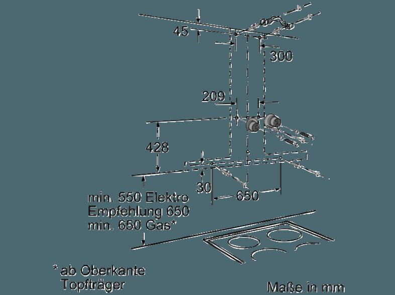 NEFF DBF7258N Dunstabzugshaube (500 mm tief)