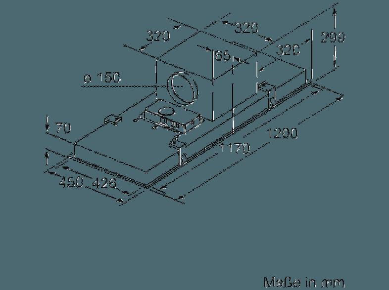 NEFF I92C67N1 Dunstabzugshaube (450 mm tief)