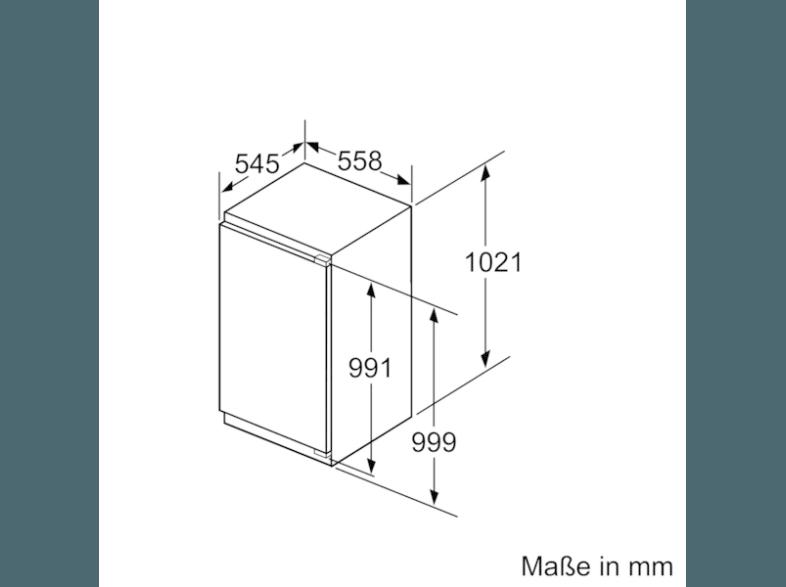 NEFF KI1313D40 Kühlschrank (67 kWh/Jahr, A   , 1021 mm hoch, Weiß), NEFF, KI1313D40, Kühlschrank, 67, kWh/Jahr, A, , 1021, mm, hoch, Weiß,